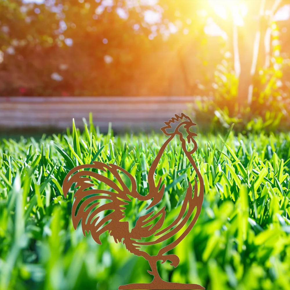 

Custom Metal Rooster Mailbox Topper to Bring Personality to Your Garden and Home Great for Unique Outdoor Decoration Solutions