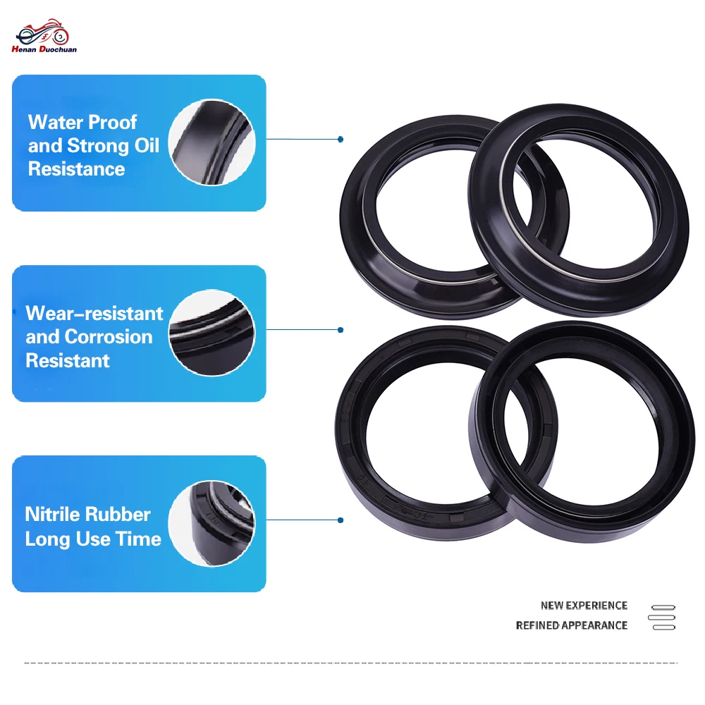 40x52x10 Motorcycle Front Fork Oil Seal 40 52 Dust Cover For HUSQVARNA SMS125 SMS 125 2011-12 TE125 TE 125 10-12 WRE125 WRE 125