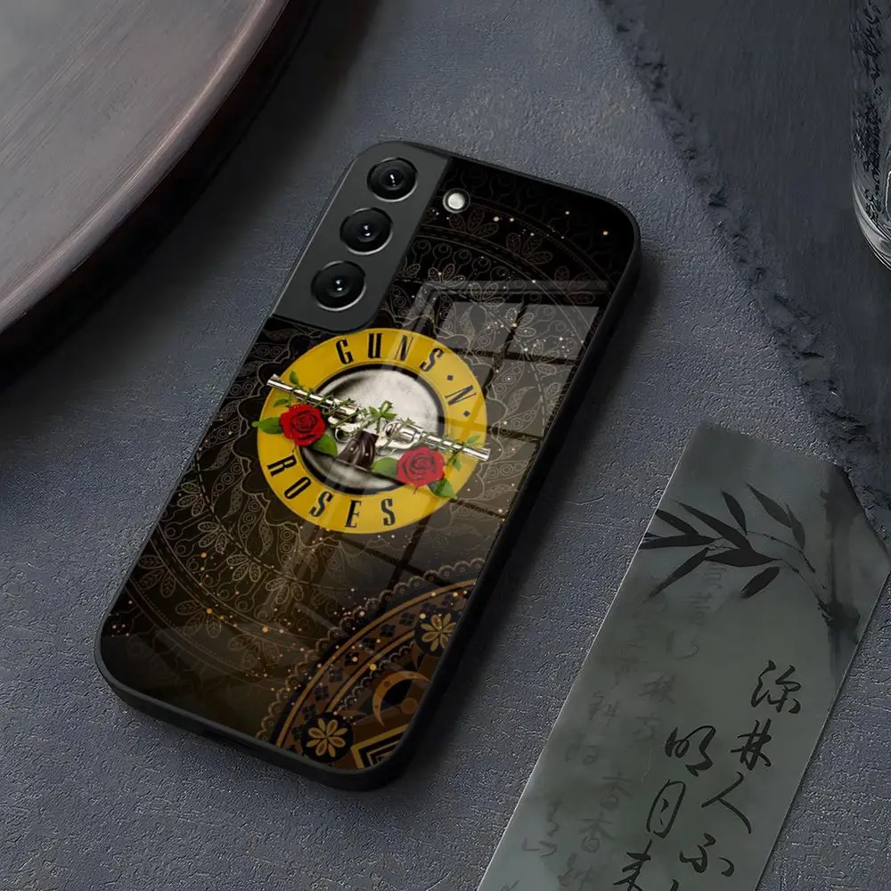 Guns N Roses Good Time Phone Case Glass For Samsung Galaxy S26Ultra S25 S24 S21 S22 S23 S20 Ultra Fe Plus Note20Ultra Cover