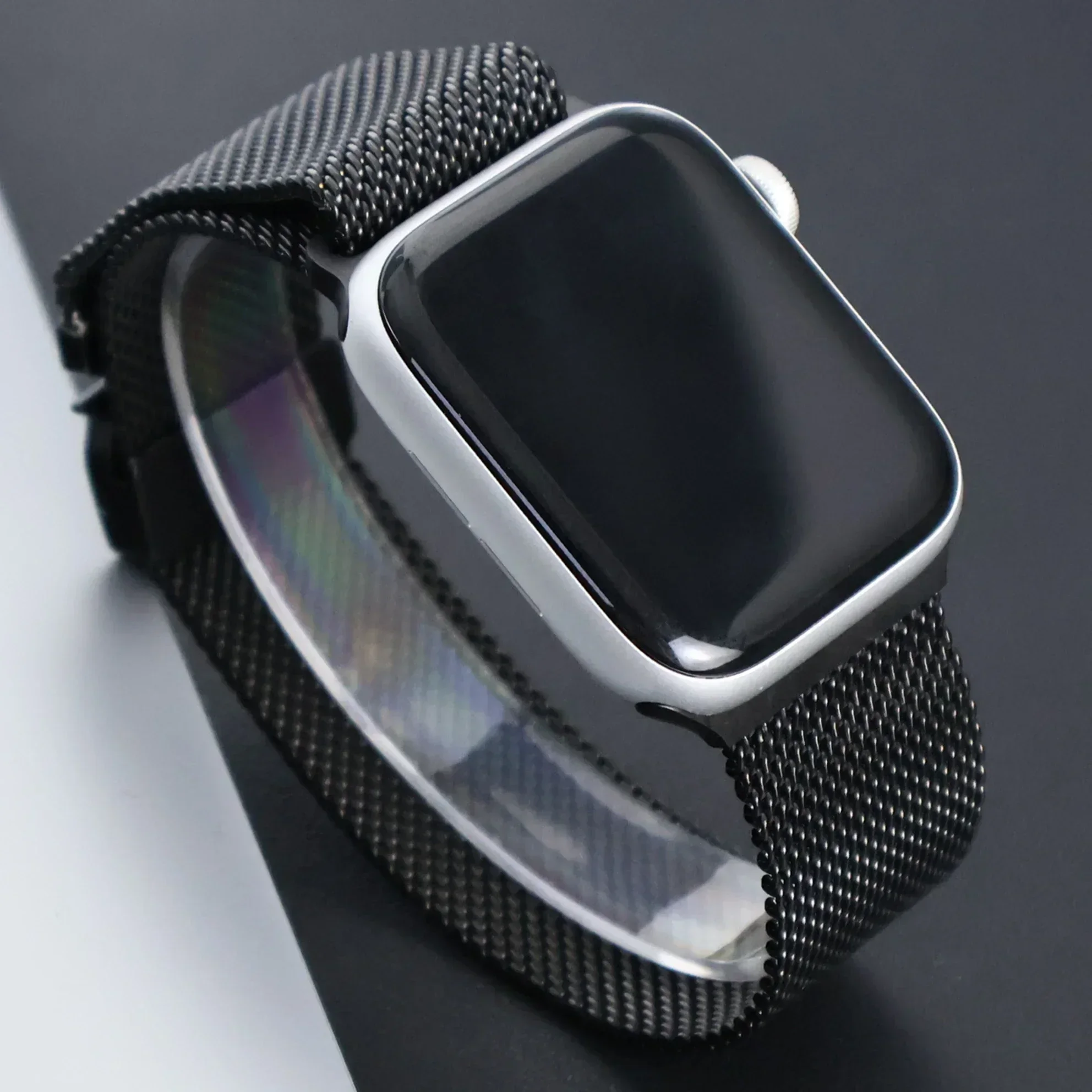 Titanium Band for Apple Watch Ultra 3 49mm Series11 10 9 8 7 6 Natural Titanium Milanese Loop for IWatch Secure Parachute Buckle