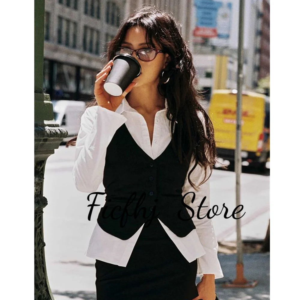 

Vest For Women V-Neck Soft And Comfortable High Quality Casual Four Seasons Top Ladies Clothes Coat Lady Clothing chalecos dama