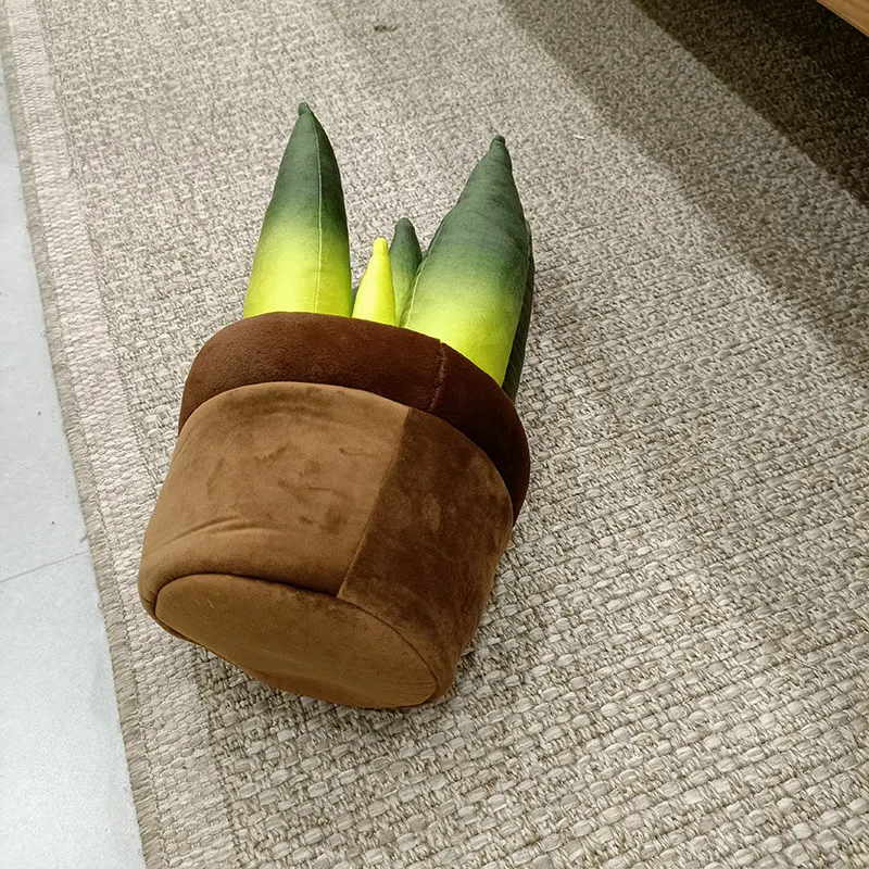 Cartoon Plush Plant Pillow Stuffed Soft Dolls Room Decoration Birthday Valentine's Gift Lovely Potted Plush Toy