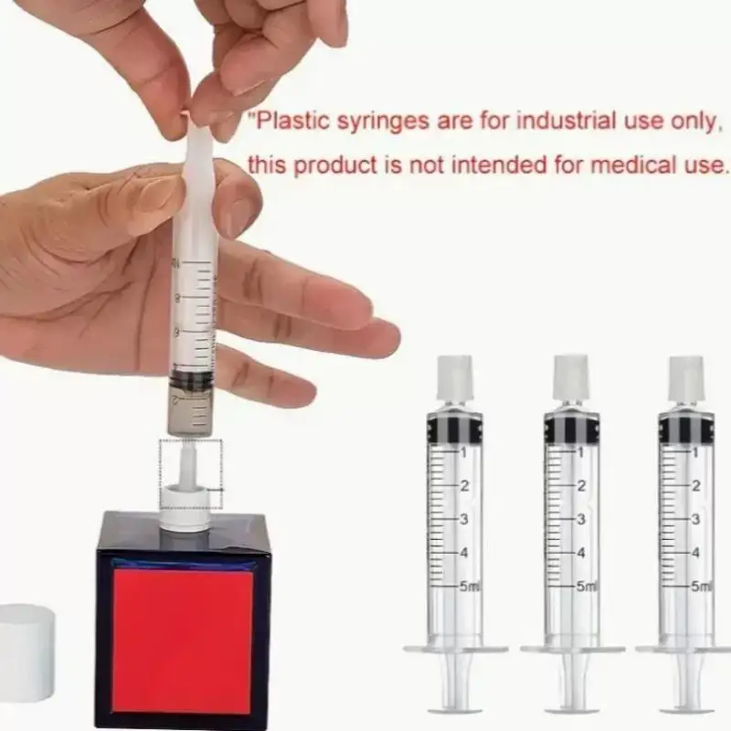 Universeller, transparenter Spritzen-Parfüm-Spender mit Nadelwerkzeug und Konvertierungskopf für präzises Nachfüllen von Flaschen, 1 ml–50 ml, Transferpumpe. – Detail 3