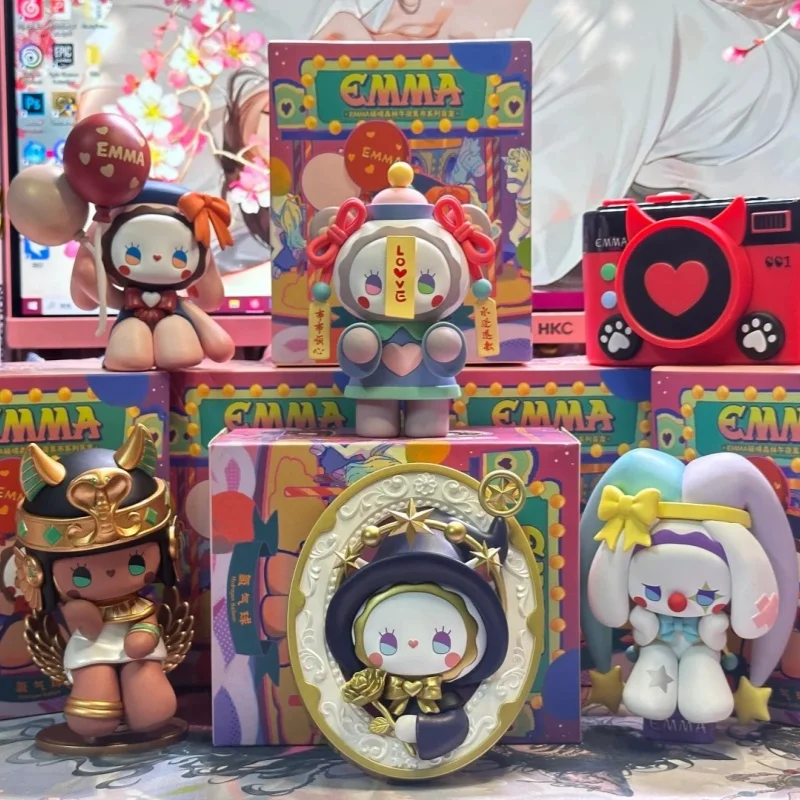 جديد حقيقي إيما سيكريت فورست منتصف الليل السوق صندوق أعمى لطيف سطح المكتب زخرفة الإبداعية ديكور جمع نموذج مفاجأة هدية