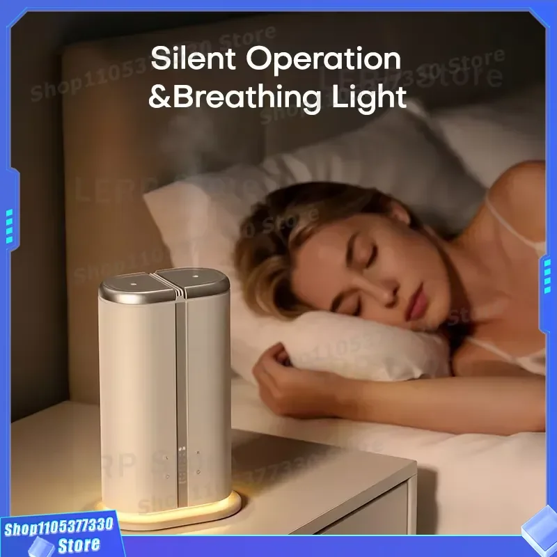 Smart App Control Electric Aromatherapy Tower Double Nozzle Spill Proof Dump Design Diffuser with 1 Year Warranty for Home