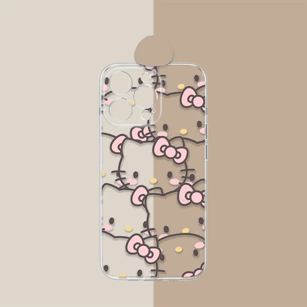 Cartoon Hello Kitty Cute KT Cat Case For Infinix HOT 40 30 30I 20 20I 20S 12 12I 11 10 Play 10S Tecno Spark 20 10 Pro Plus Cover