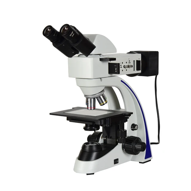 Deetin upright trinocular metallurgical microscope scientific research and optical microscopy laboratory microscope