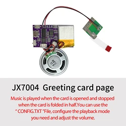 MP3 Music Sound Chips USB Download Greeting Cards Control Playback 4MB/16MB Voice Module for Christmas Birthday Card Toys Gifts