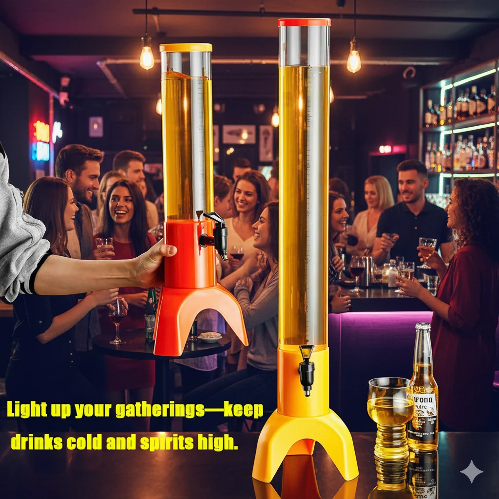 

Винная пушка 1,5 л, креативная светящаяся пивная бочка, интернет-знаменитость, коктейльная башня, сок, кока-баррель, коммерческая винная башня, пиво Ba