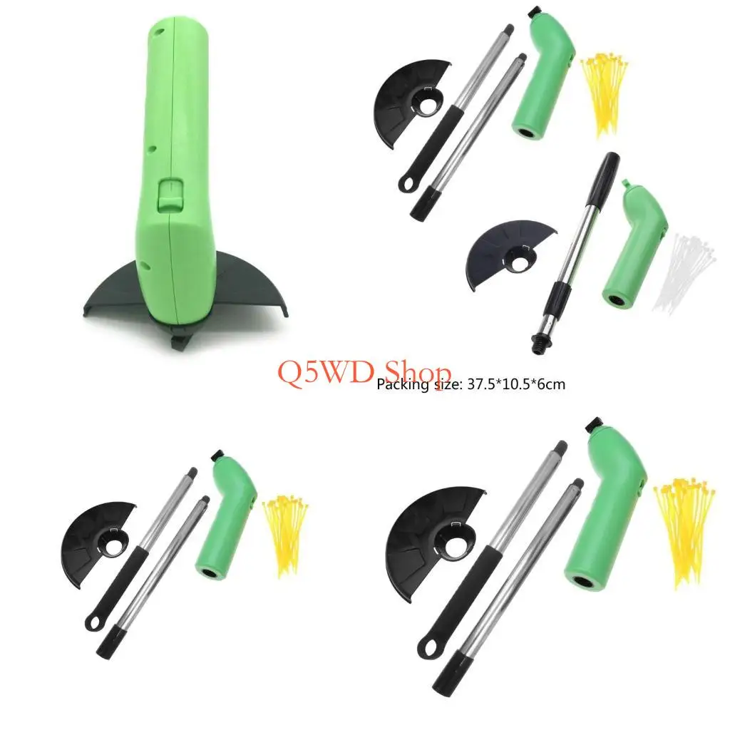 Q5WD Handheld Lawn Mower Portable Mowing Machine Household Weed Trimming Tool Trimmer