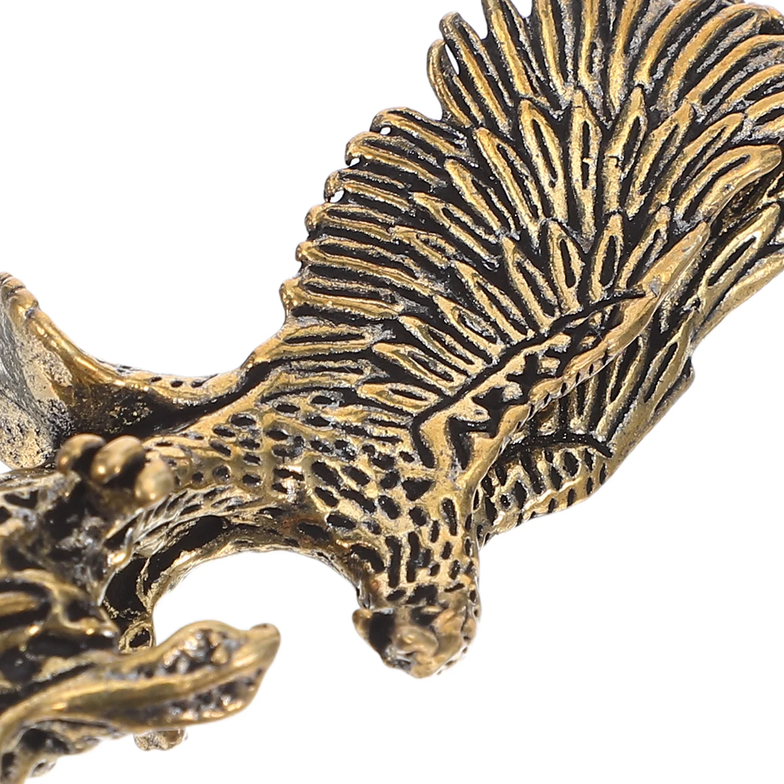 3 قطعة النحاس النسر الحلي تنوعا ديكور ريفي سحر ل رف الكتب غرفة المعيشة مكتب عمل مصغرة النحاس تماثيل صغيرة على شكل حيوانات #4