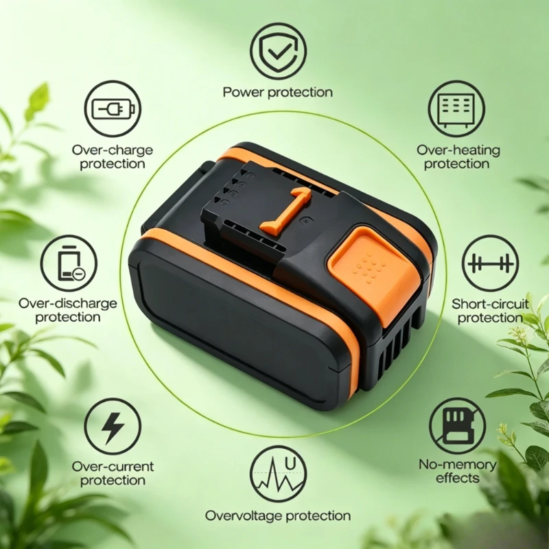 

Genuine Original Pack de remplacement de batterie lithium-ion Worx 20V 8.0 Ah pour outils WX176 WX550 WX386 WXino3 WXgain WX800