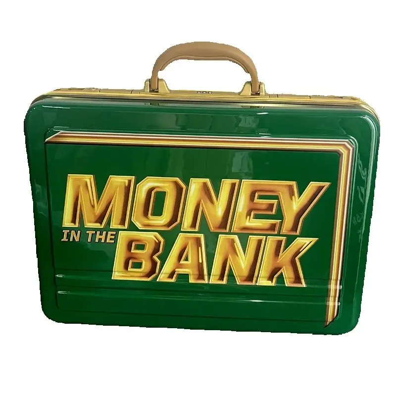 

Портфель WWE Money in the Bank, культовый зеленый реплика, чемодан, памятный коллекционный, НОВЫЙ