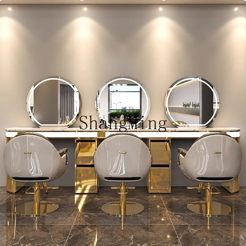 CLcabinet integrated hair salon special hair salon mirror barber shop mirror table hair cutting  salon mirror