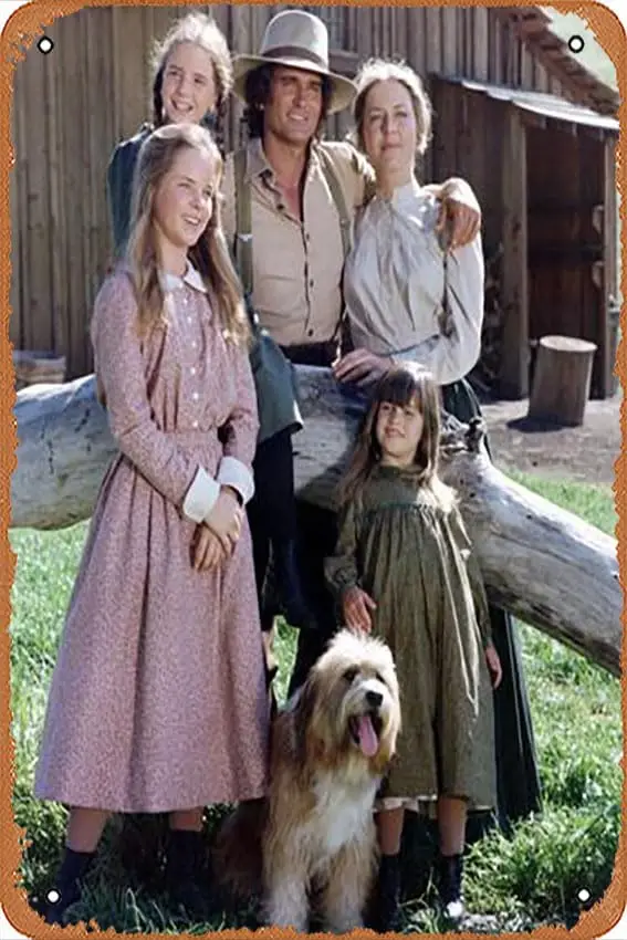 1p,Metal Tin Sign ch - Little House on the Prairie - Poster Metal Plaque Cafe, Bar, Home Wall Decor