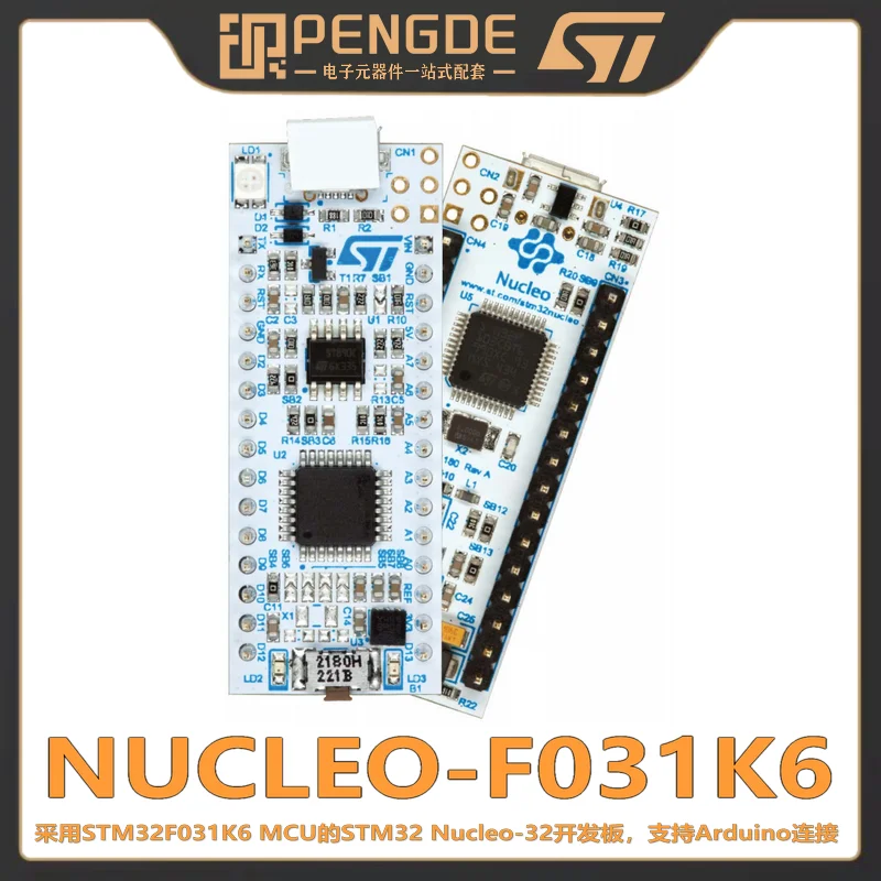 

В наличии Плата разработки микроконтроллера NUCLEO-F031K6 STM32F031K6T6 2 Nucleo-32