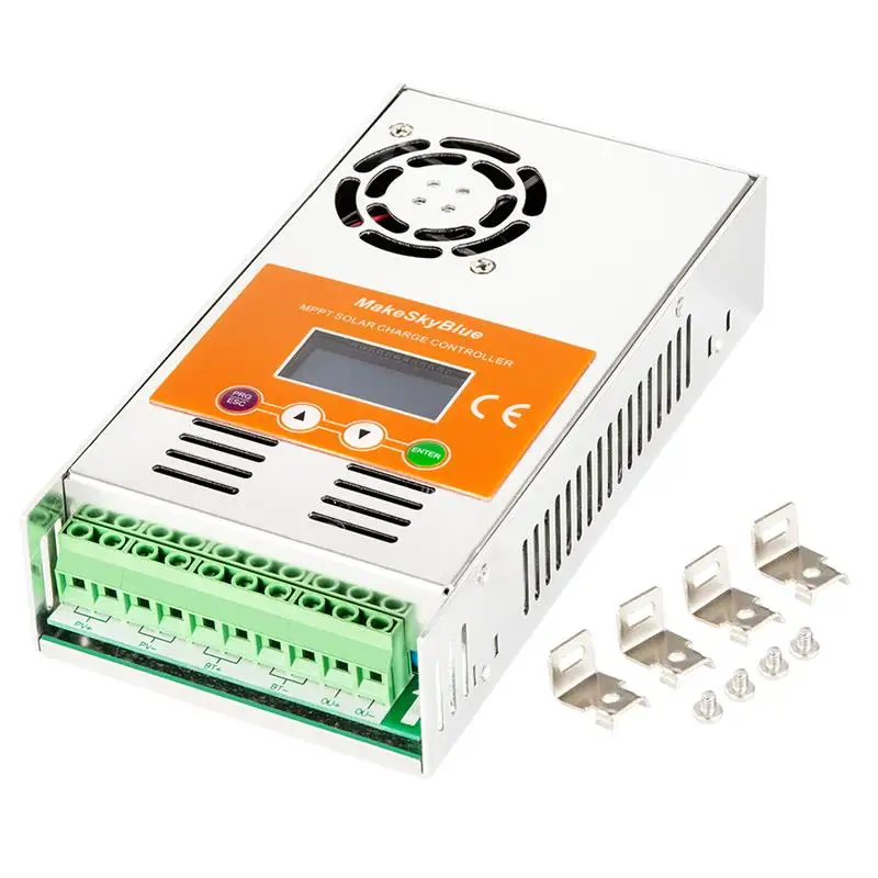 New! 60A-V123 MakeSkyBlue Solar Panel MPPT Charge Controller for 12V 24V 48V Lead-Acid Battery