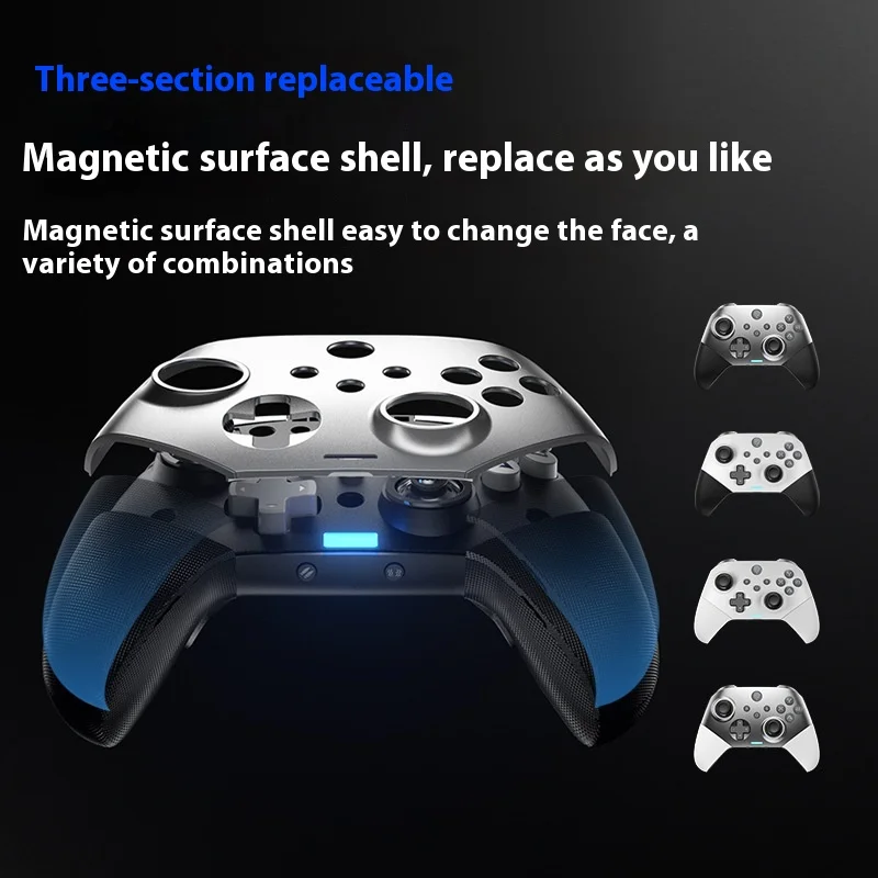 2024 Easysmx X10 Wireless Gaming Controller Bluetooth Gamepad For Pc Windows Nintendo Switch Cellphone Hall Triggers Joysticks