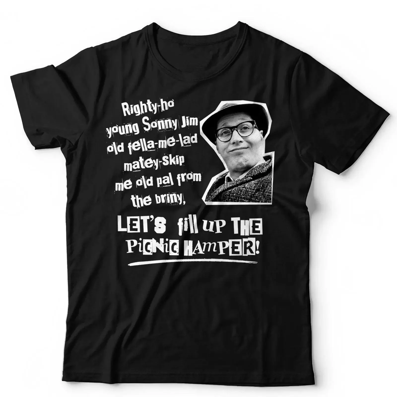Bottom TV Series T Shirt Let's Fill Up the Picnic Hamper Fan S to 5XL vintage Washed graphic homme Soft Breathable Versatile