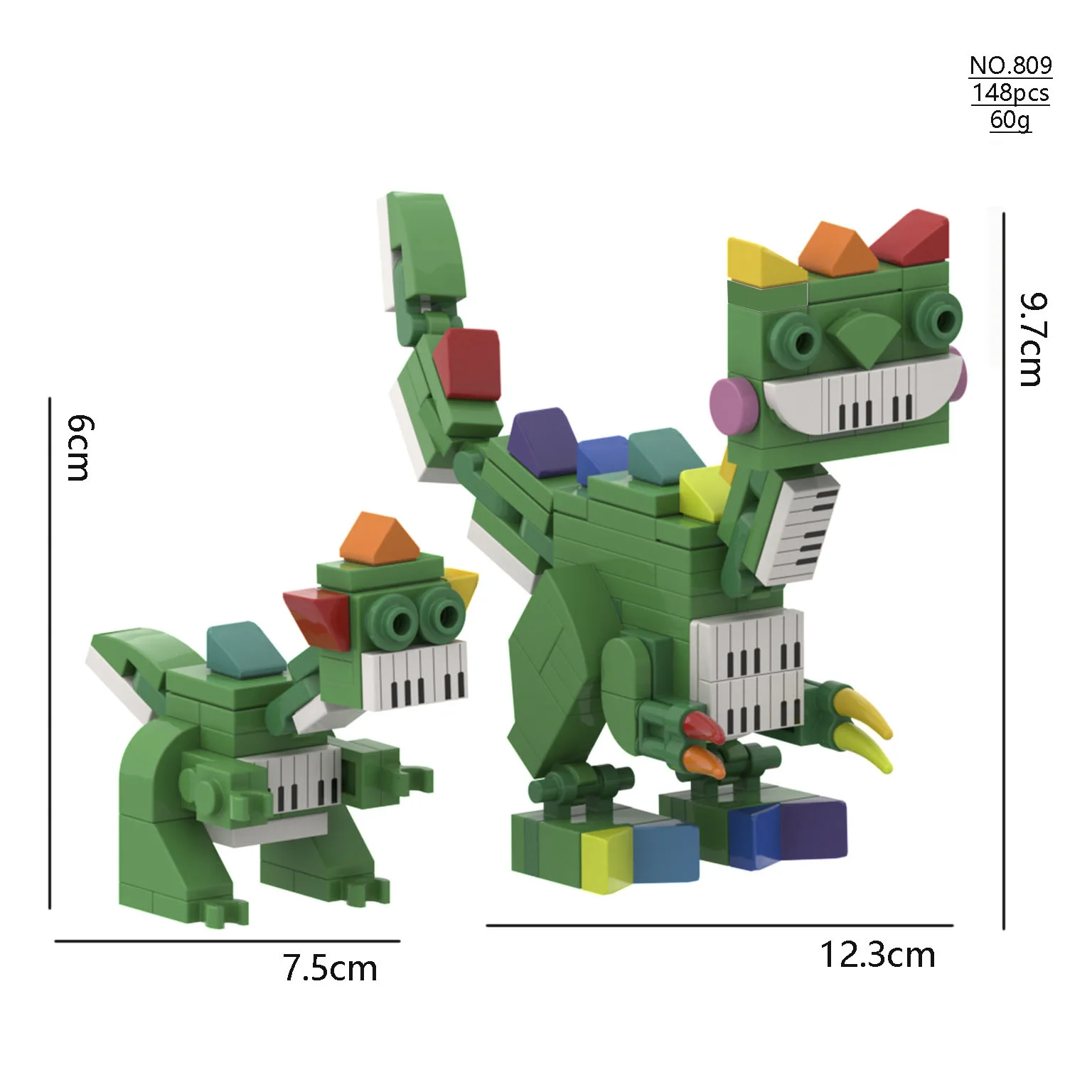 حار كابوس بوب Catnap الوحش اللبنات ابتسامة المخلوق الفصل 4 الرسوم المتحركة الطوب نموذج لعب أطفال بنين هدية عيد ميلاد #6