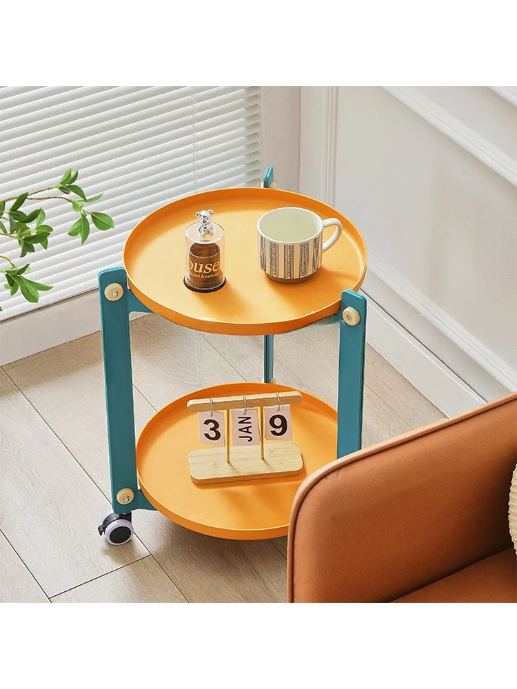 

Movable coffee table living room home sofa Internet celebrity cart bedside