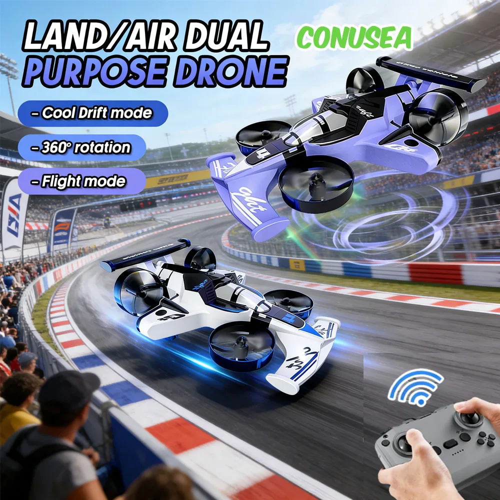 JJRC-الطائرة بدون طيار مع كاميرا FPV للبنين ، طائرة RC ، طائرة هليكوبتر ، طائرات التحكم عن بعد ، ألعاب الطائرة بدون طيار ، HD 8K ، أرض الهواء ، الوضع المزدوج ، H103W