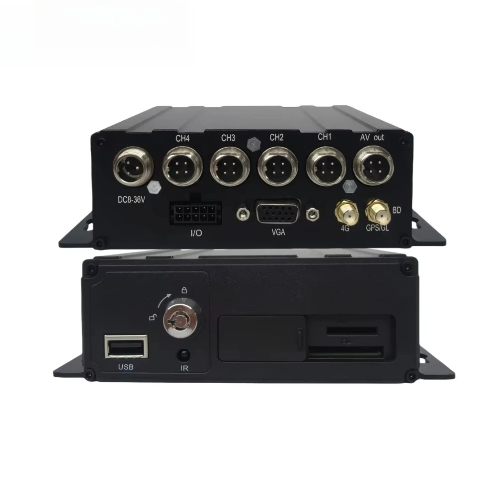 Truck MDVR Set 4G Mobile DVR Kit Car DVR Recorder for Digital Video Monitoring