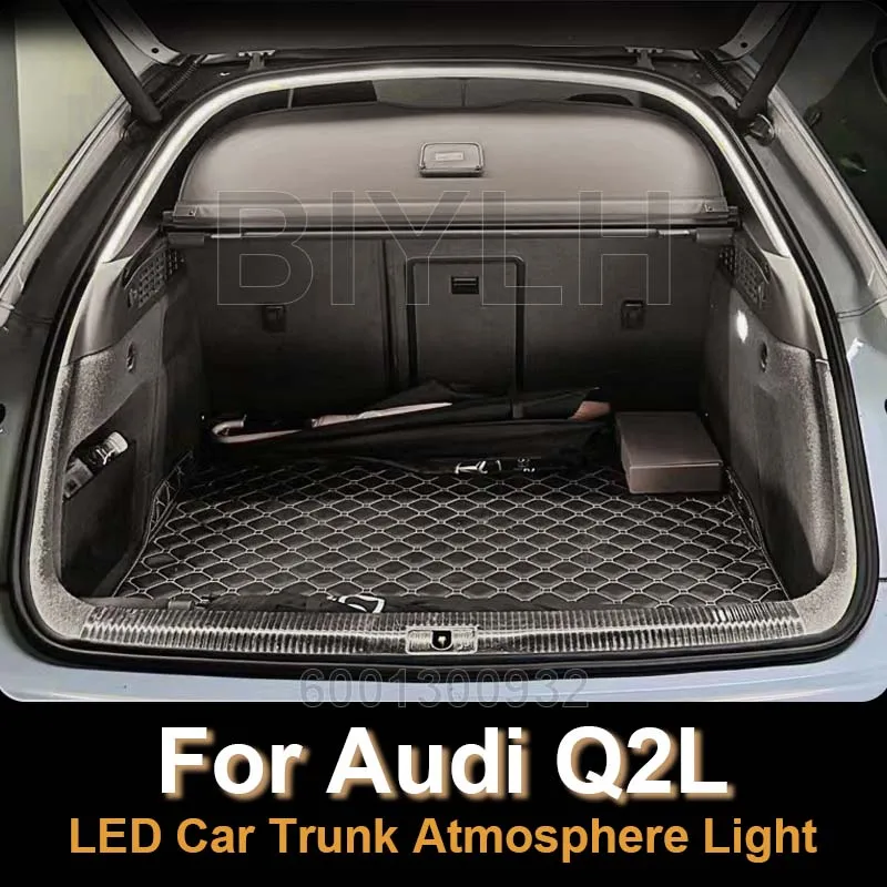 

Для Audi Q2L светильник багажника светодиодный окружающий светильник индивидуальный интерьер автомобиля приветственный свет задний ящик освещение авто модификация детали