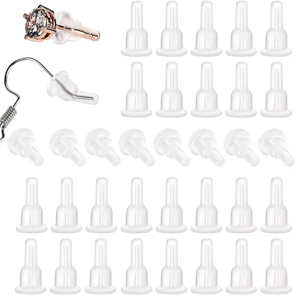 50/100pcs Earring Plug Completely Wraps The Earplug, Perfect For Jewelry Making Accessories