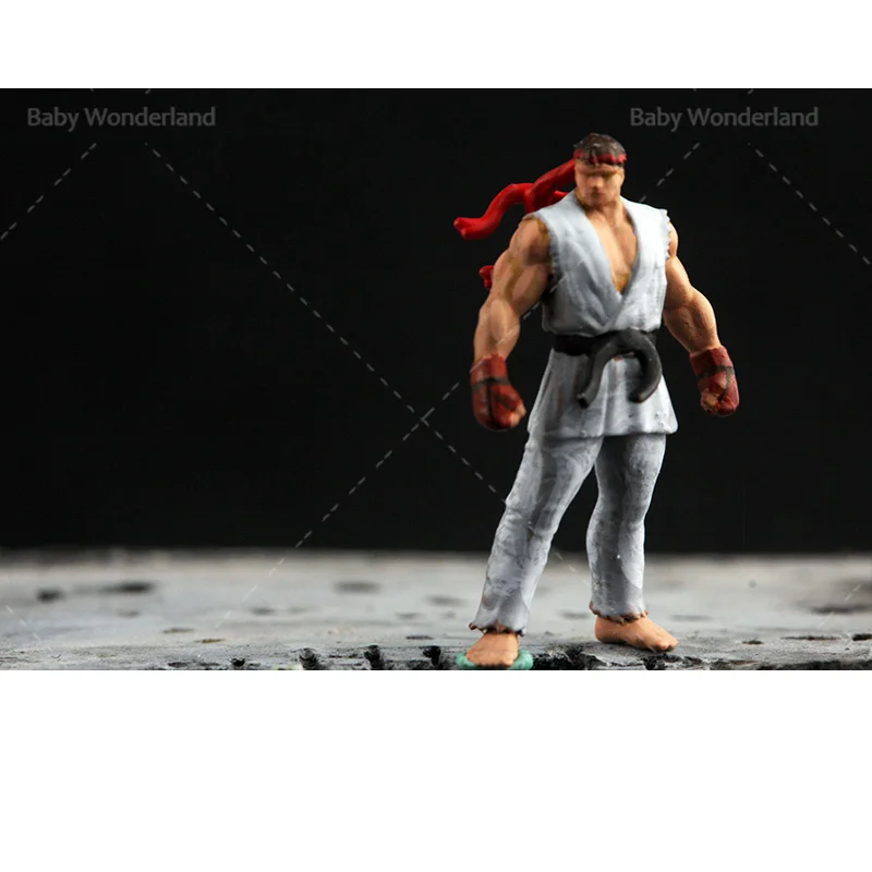 Malowane Miniaturki 1/72 Scena 2 Żołnierzy Ozdoba na Biurko Figurka Model Lalki Do Samochodu Zabawki