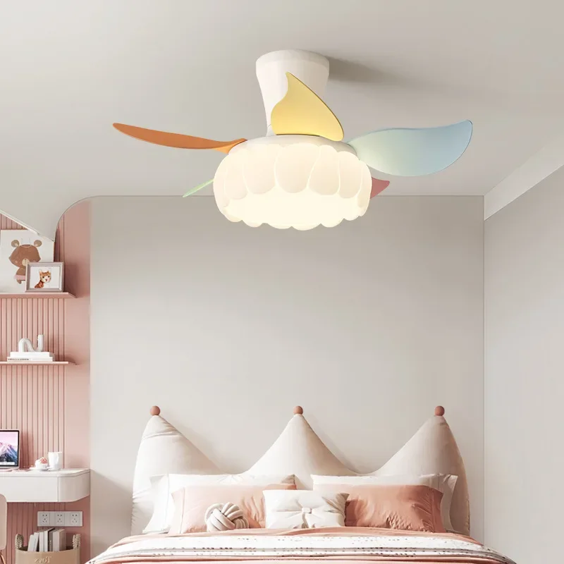 Medieval Bauhaus Eye Protection Milk Oil Fan Blade Shaped LED Home Ceiling Lights Art Lamp for Living Room Decoration Chandelier