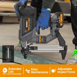 NUMAX LD40-N Lithium steel nail gun for concrete, plumbing, doors and windows,Suitable for Makita batteries