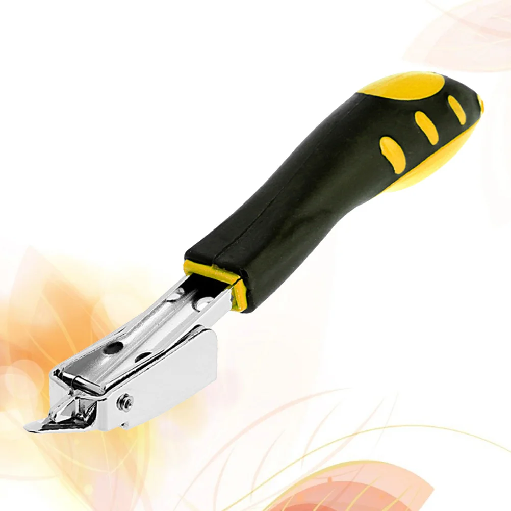 Nail Puller Bar with Ergonomic Plastic Handle Heavy Duty Metal Build for Easy Staple Removal Ideal for Maintenance Repair Work