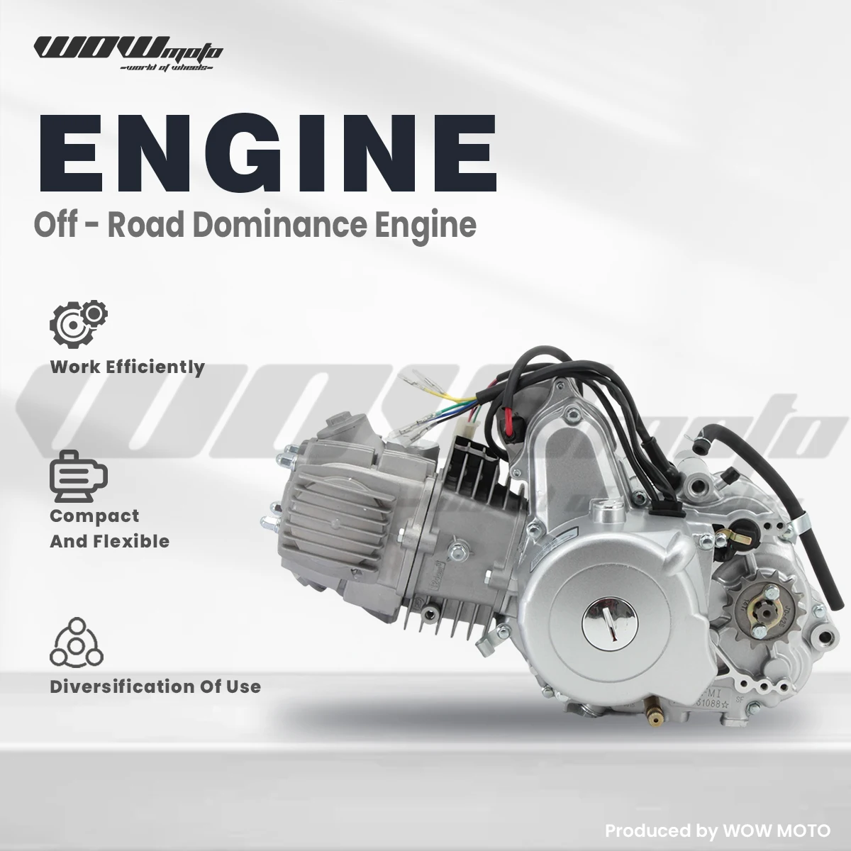 

Mini Moto 110cc Engine Assembly For ATV & Mini Bike | Primary/Secondary Shafts Aluminum & Steel Motor | Motorcycle Engine Parts