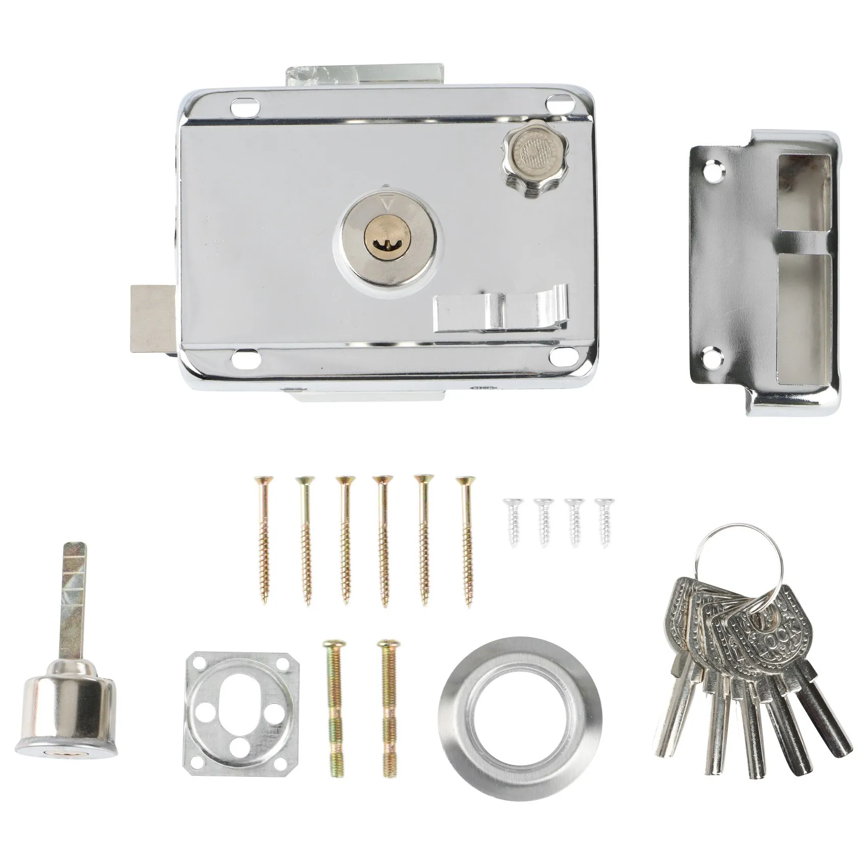 

Household Indoor Stainless Steel Exterior Door Locks, Bedroom Dormitory Doors, Old Anti-Theft Locks, General Purpose