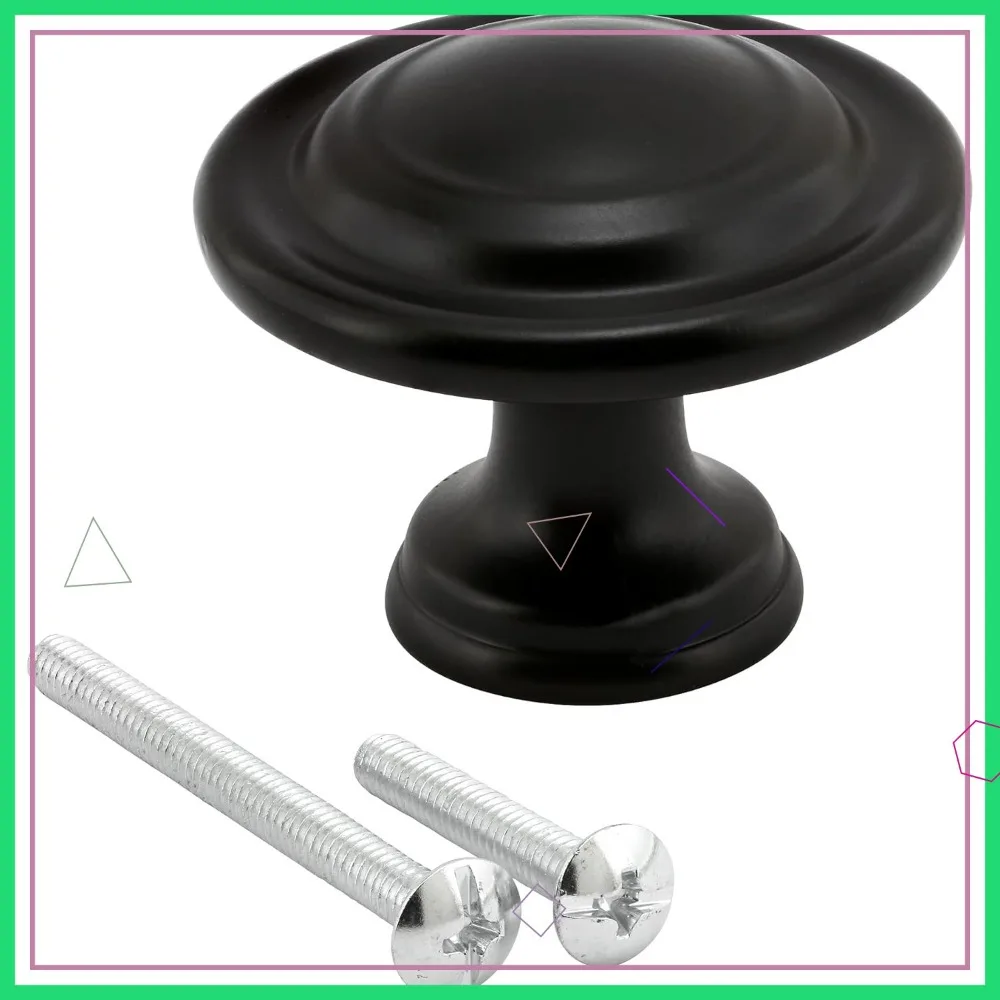 

Bi-Fold Door Knobs, Matte Black Finish, 3/8 In. Single Pack