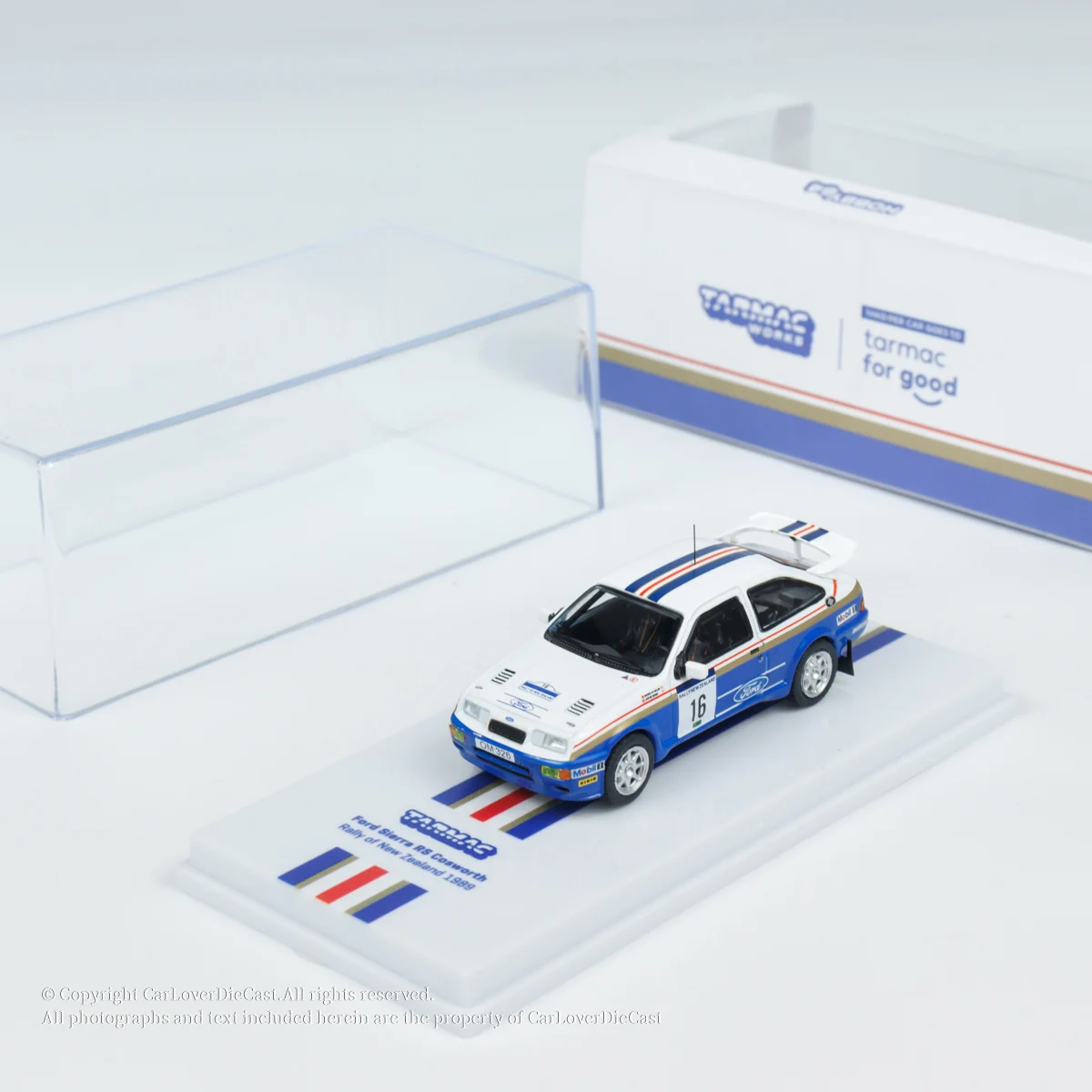 Tarmac Works 1:64 Sierra RS Cosworth Rajd Nowej Zelandii Model samochodu