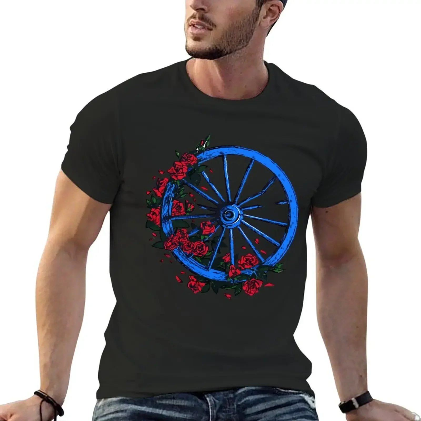 Roue morte reconnaissante T-Shirt summer top heavyweights tops sports fans Short sleeve tee men