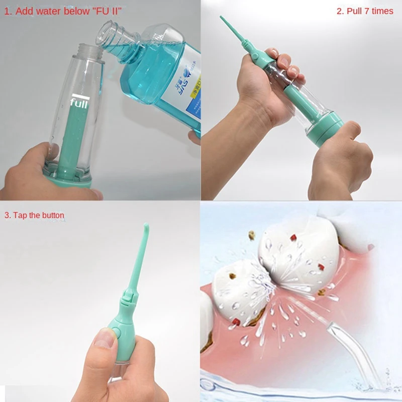 Oral Irrigator Teeth Cleaner Flossing Machine Jet Mouthwasher For Home And Travel Portable Oral Irrigator Clean