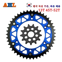 Motorcycle 13T 45T 46T 47T 48T 49T 51T 52T Front & Rear Sprocket Kit For YAMAHA WR250 WR250F YZ125 YZ250 YZ250F P R T E W X Y Z