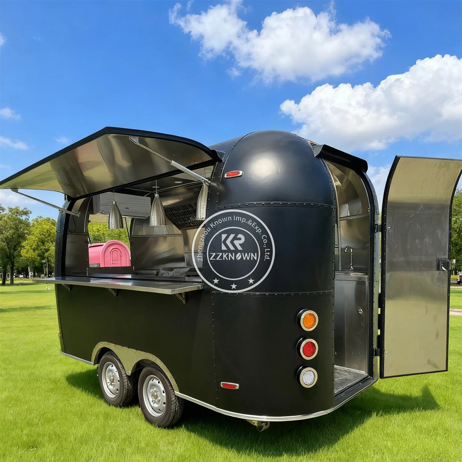 

Concession Food Trailer Mobile BBQ Ice Cream Cart Catering Coffee Trailer Bar Food Truck Food Truck With Full Kitchen