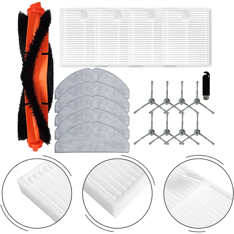 ABRG-для Lubluelu L20, сменный робот-пылесос, основная боковая щетка, HEPA-фильтр, подушечки для швабры, запасные части, аксессуары