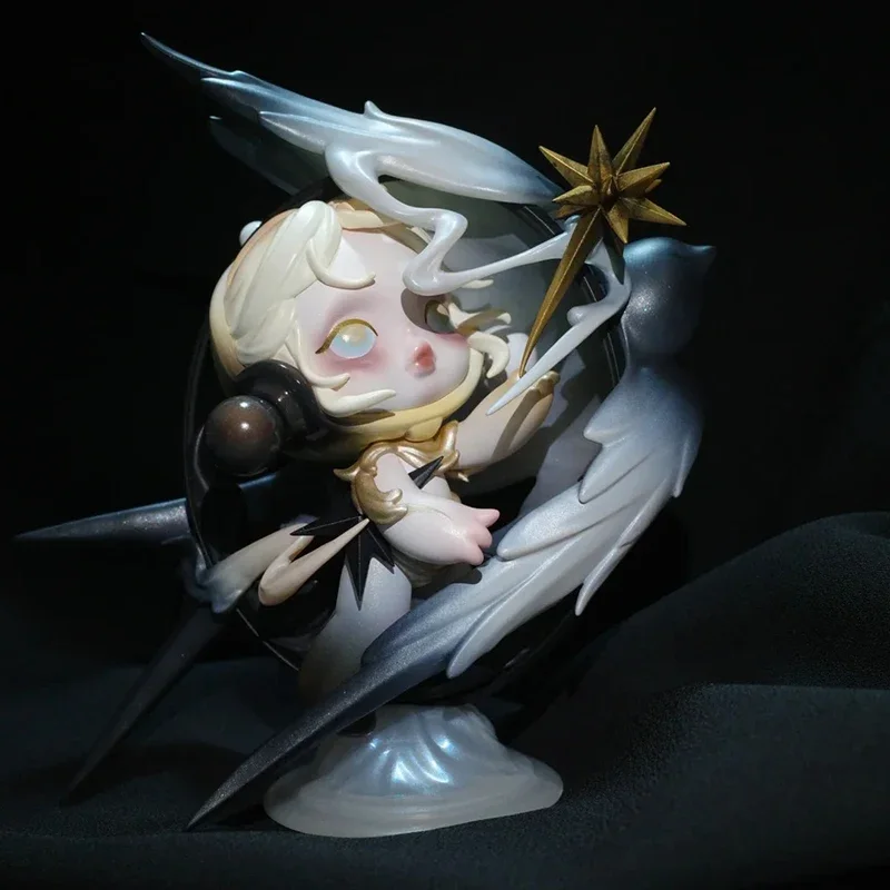 Caja ciega Original POPMART Skullpanda Light's Longitude and Latitude Shanghai Limited, regalo de cumpleaños sorpresa de acción de Anime Kawaii