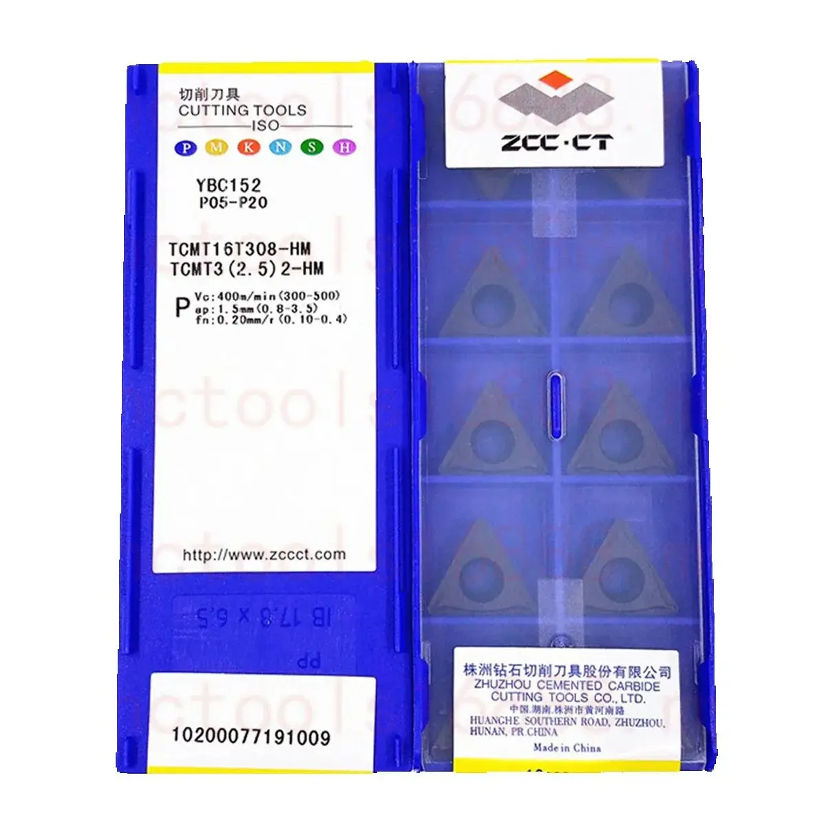 

ZCC.CT TCMT110204 TCMT110208 TCMT16T304 TCMT16T308-HM YBC152 Твердосплавная вставка TCMT Вставки