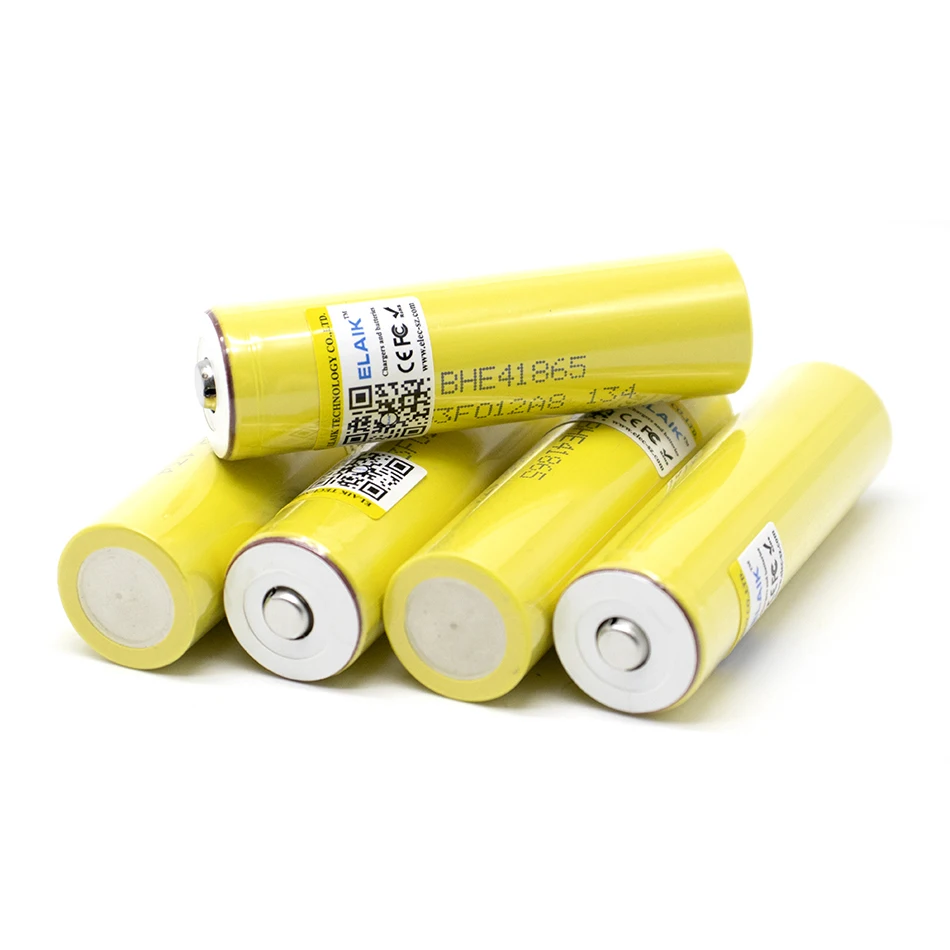 ELAIK 100% New Original HE4 18650 Rechargeable li-ion battery 3.6V 2500mAh Battery 20A 35A discharge + Pointed