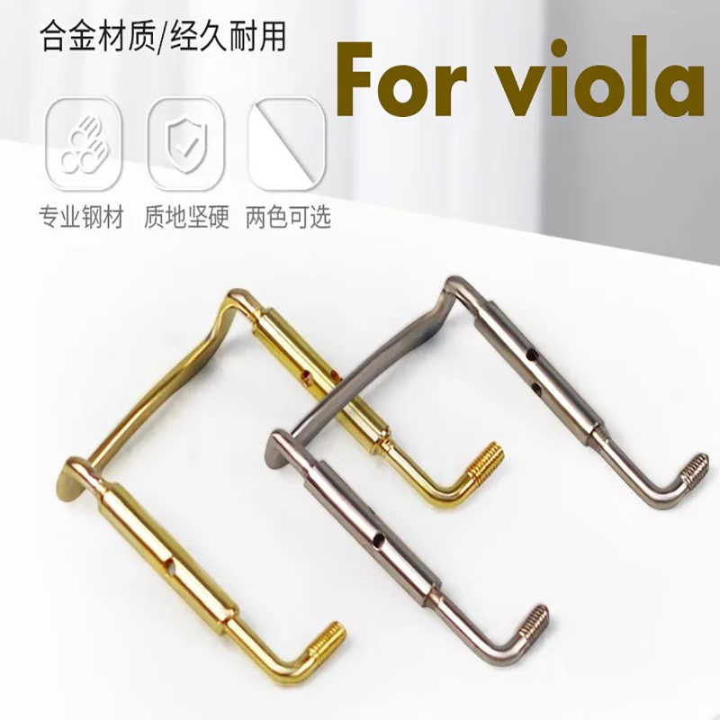 

10pcs Gold Viola Chinrest Clamp Bracket Screw Chinrest Hardware Viola Accessories