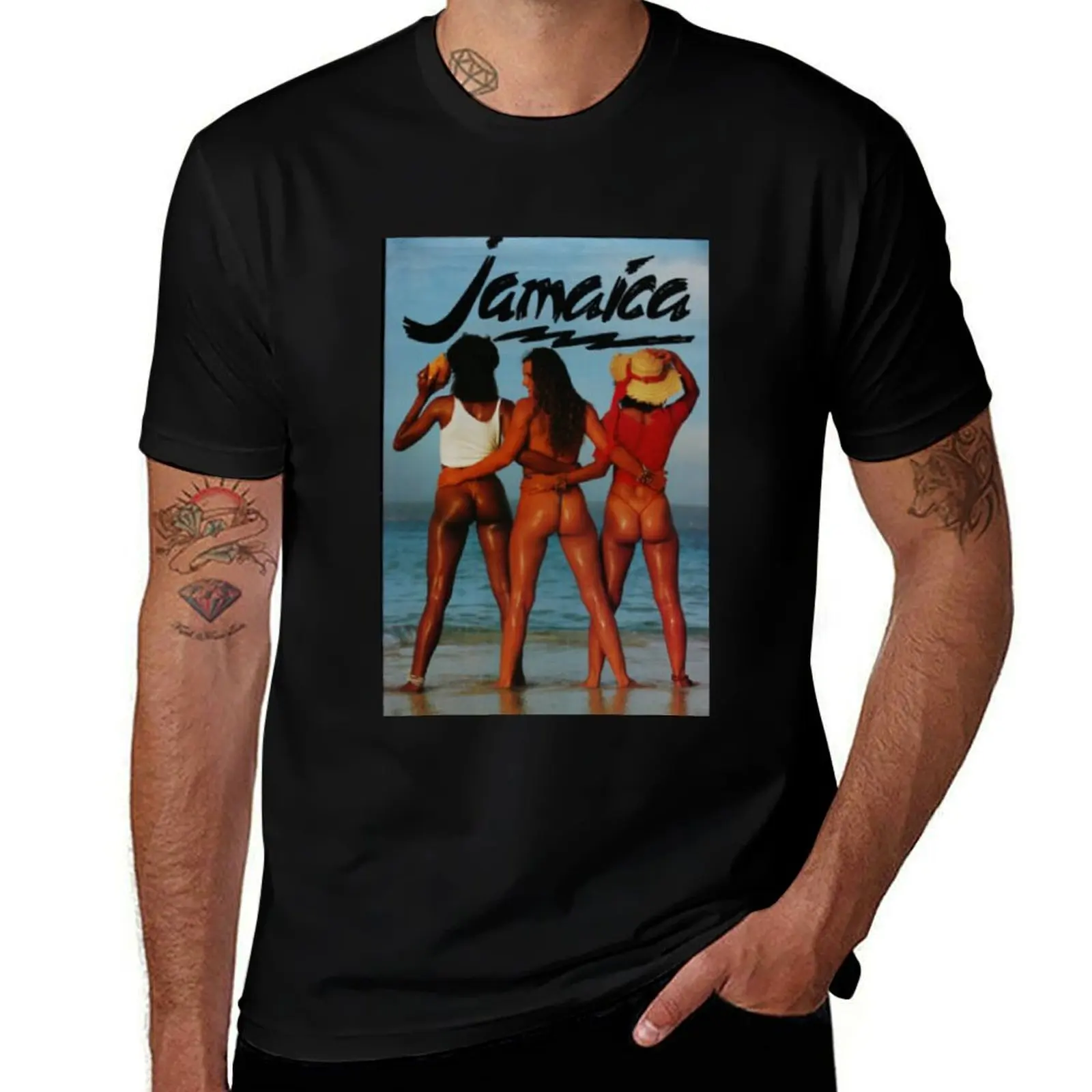 

Vintage Jamaica Tourist Board Rear Tropical Birds T-Shirt essential t shirt t shirts with prints t shirts for man cotton T-Shirt