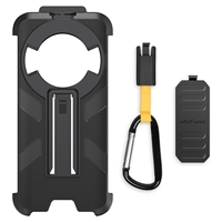 Ulefone Power Armor 16 Pro / Power Armor 16S Ulefone Back Clip Phone Case with Carabiner TPU + PC Case Protective Case