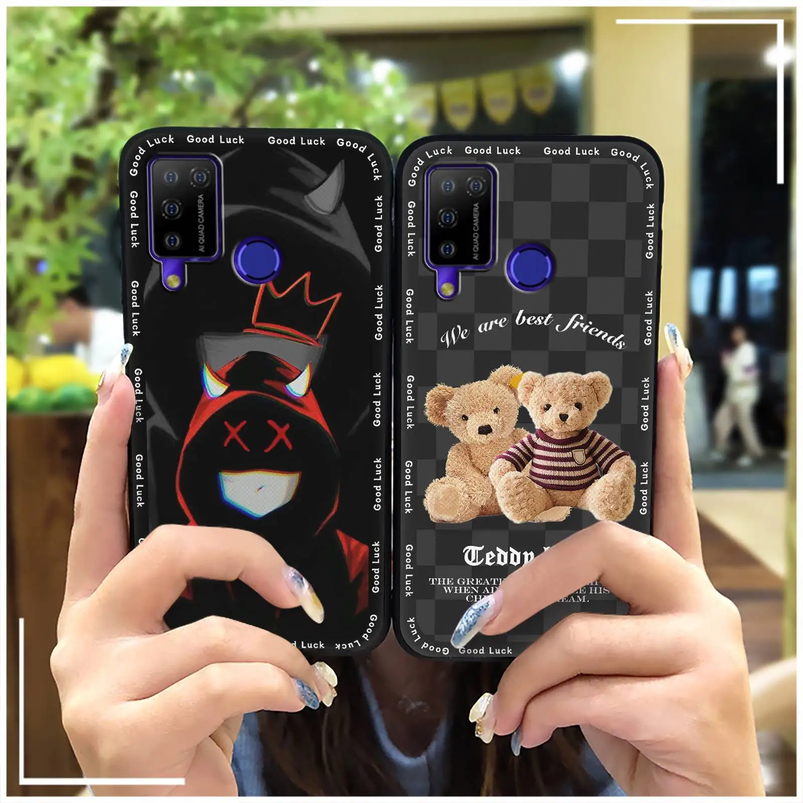 Back Cover Anti-dust Phone Case For Doogee N20 Pro TPU Phone Pouch Cartoon Protective Soft case Mobile Case Graffiti