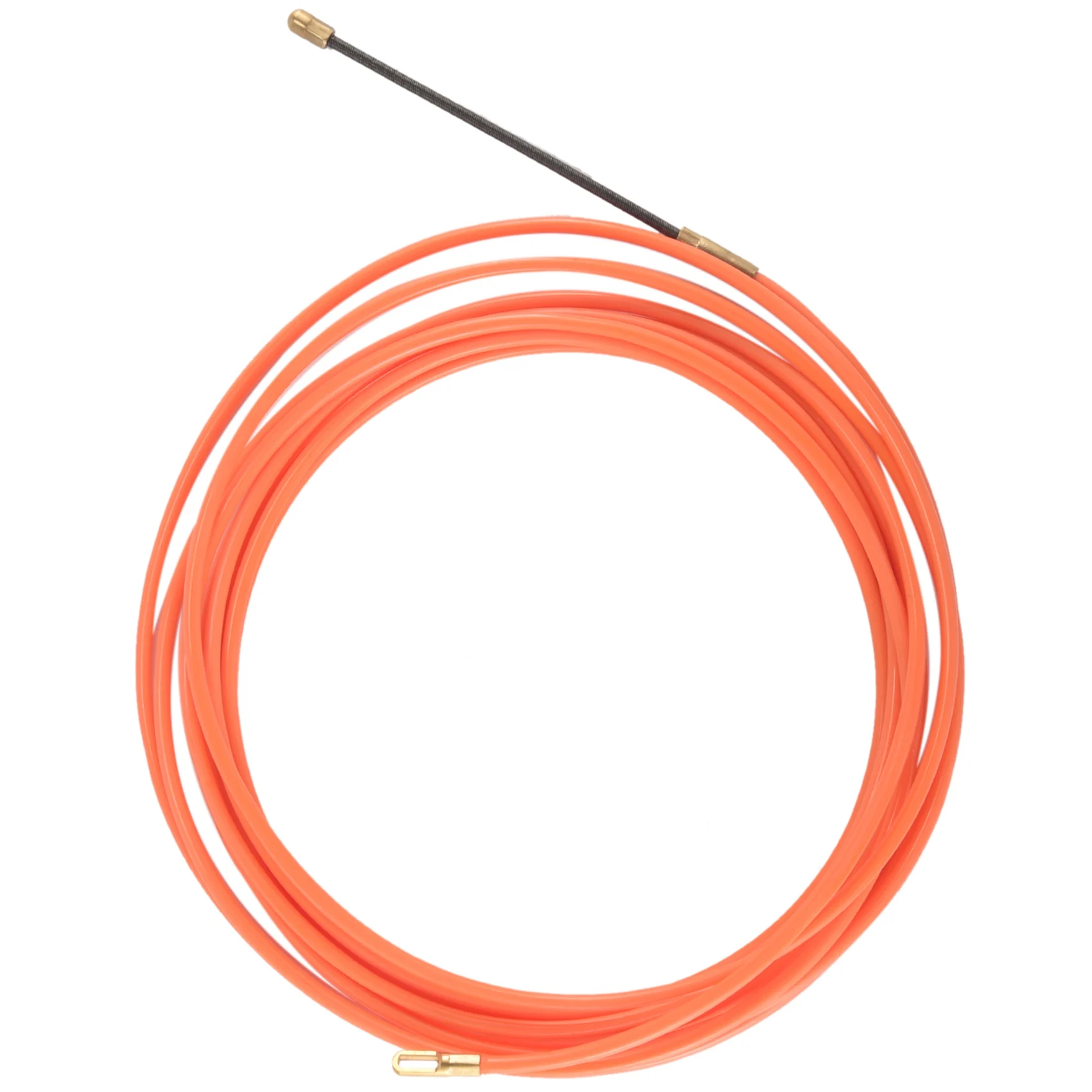 4Mm 5 Meter Orange Guide Device Nylon Electric Cable Push Pullers Duct Snake Rodder Fish Tape Wire